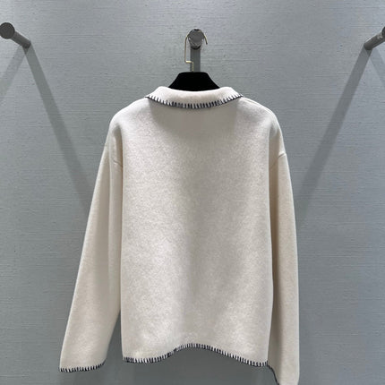 CHANEL 25S STAND-COLLAR KNITTED CARDIGAN 294