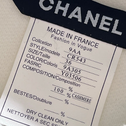 CHANEL 25S STAND-COLLAR KNITTED CARDIGAN 294