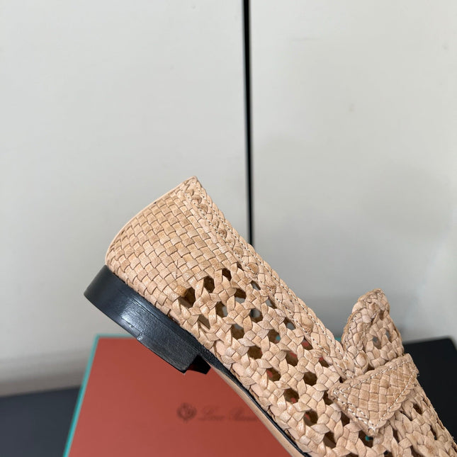 LP LOAFERS 25S IN BEIGE LAMBSKIN