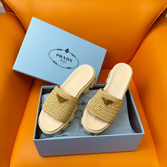 Pra Wedge Sandal 60 Beige