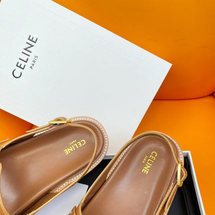 TIPPI TRIOMPHE SANDAL IN CALFSKIN TAN