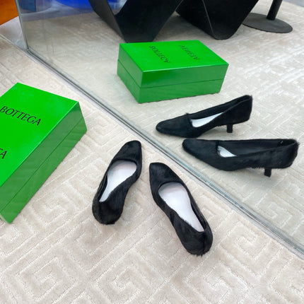 BOOGIE JAGUAR-PRINTED CALF HAIR PUMPS 45 MM BLACK