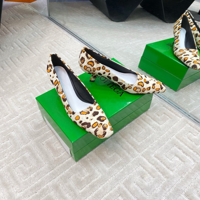BOOGIE JAGUAR-PRINTED CALF HAIR PUMPS 45 MM LEOPARD PATTERN