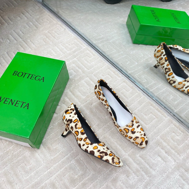 BOOGIE JAGUAR-PRINTED CALF HAIR PUMPS 45 MM LEOPARD PATTERN