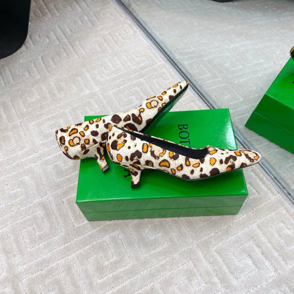 BOOGIE JAGUAR-PRINTED CALF HAIR PUMPS 45 MM LEOPARD PATTERN