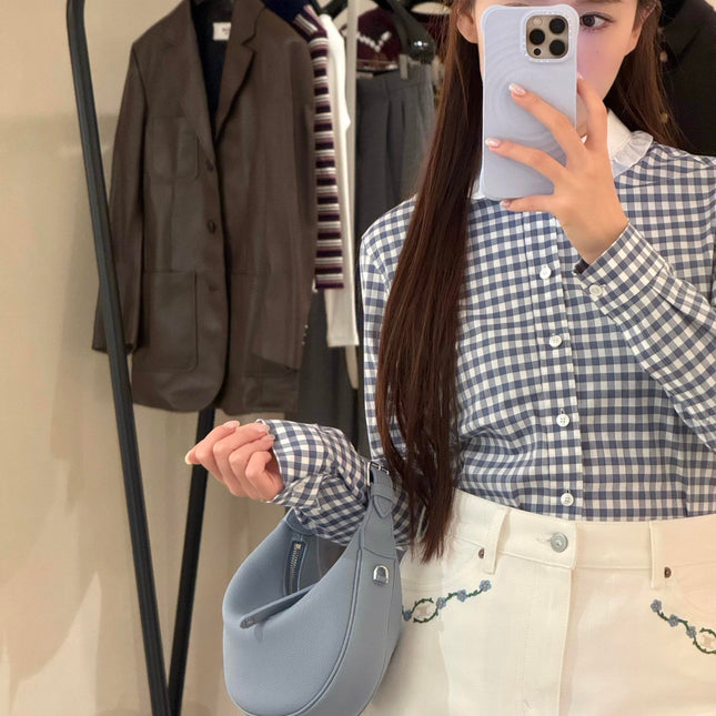 CELINE 25S PLAID SHIRT 0112