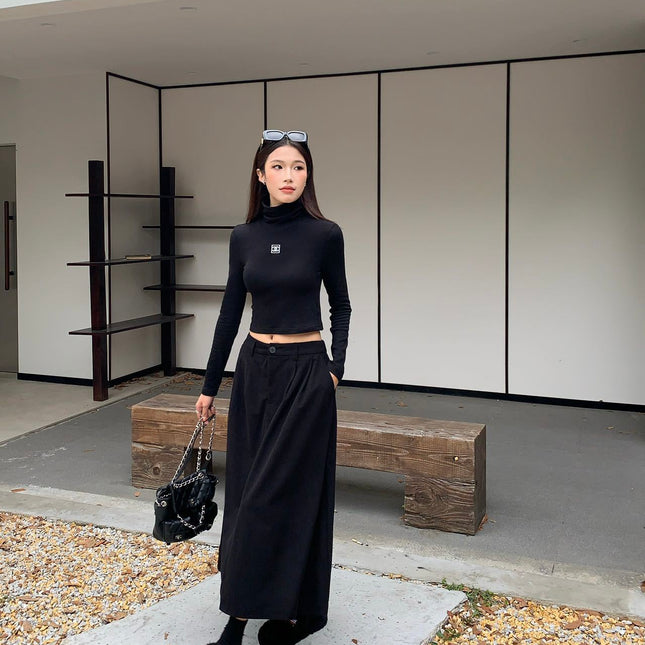 CHANEL 25S LONG-SLEEVE TURTLENECK T-SHIRT 413