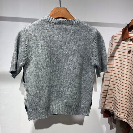 PRADA SHORT-SLEEVE SWEATER STYLE 72