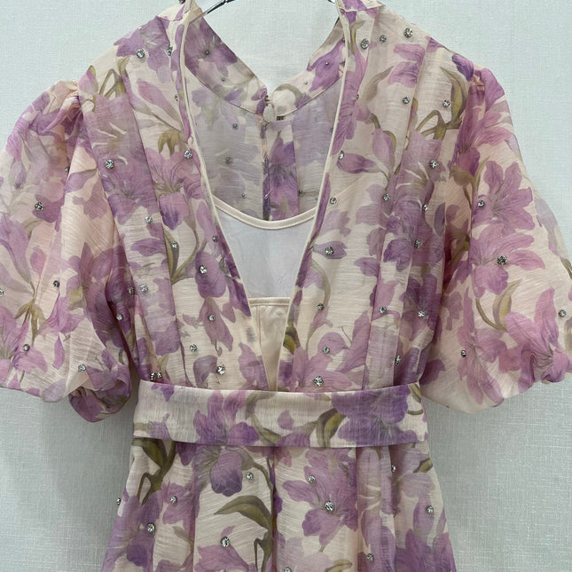 Zimmermann 25 Lyrical Printed Silk Midi Dress