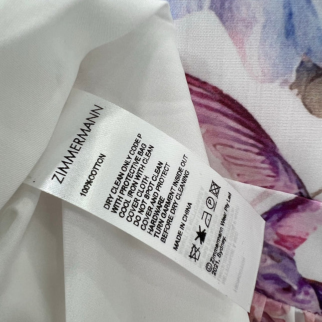 ZIMMER LONG-SLEEVE V-NECK DRESS 269296