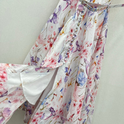 ZIMMER PLEATED DRESS WITH STAND COLLAR 269299