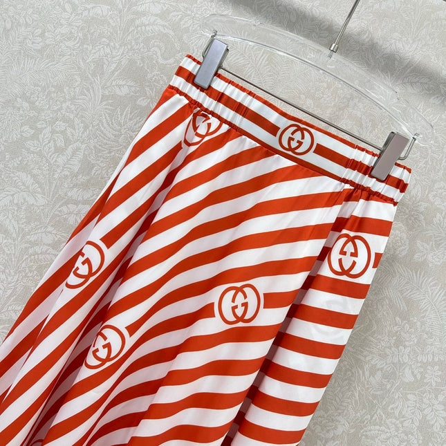 GUCCI STRIPED SKIRT 275051