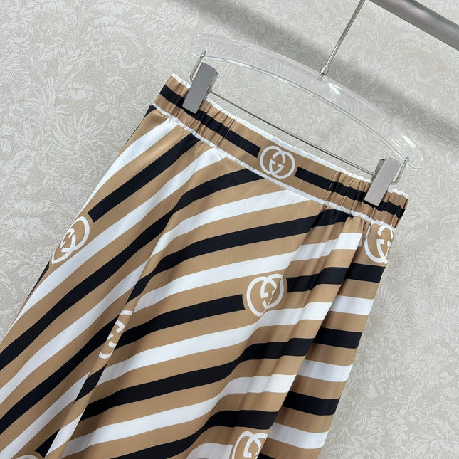 GUCCI STRIPED SKIRT 275053