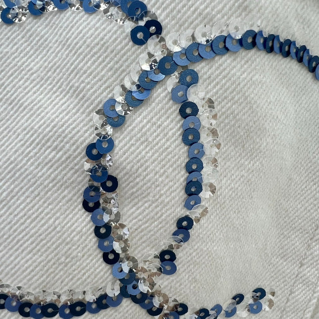 CHANEL PLAIN WHITE DENIM PANTS 275041