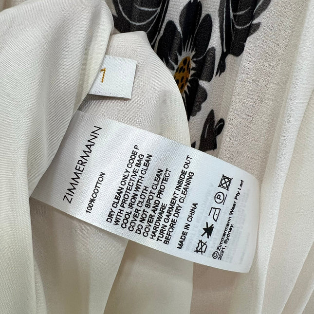 ZIMMER LACE OVERLAY DRESS WITH SMALL STAND COLLAR 269305