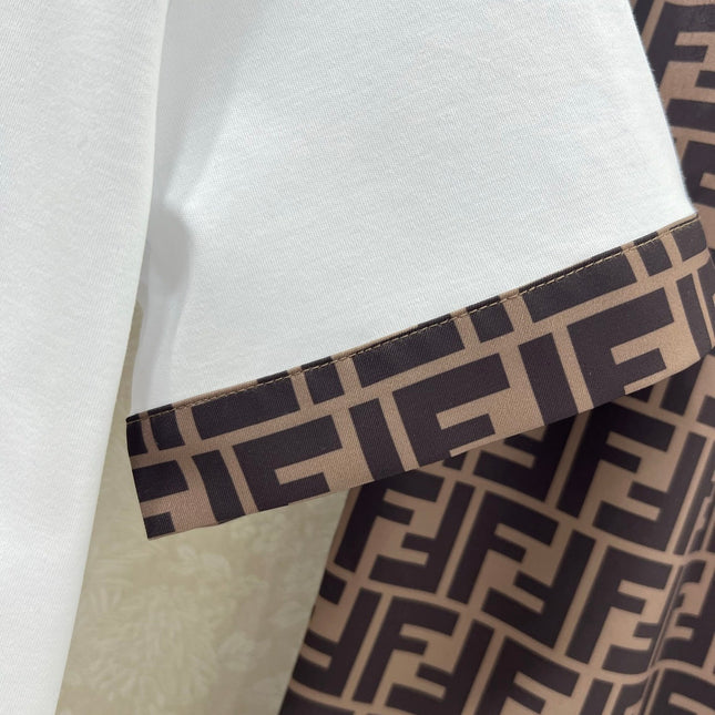 FENDI SHORT-SLEEVE T‑SHIRT AND LONG PANTS SET 275185