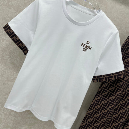 FENDI SHORT-SLEEVE T‑SHIRT AND LONG PANTS SET 275185