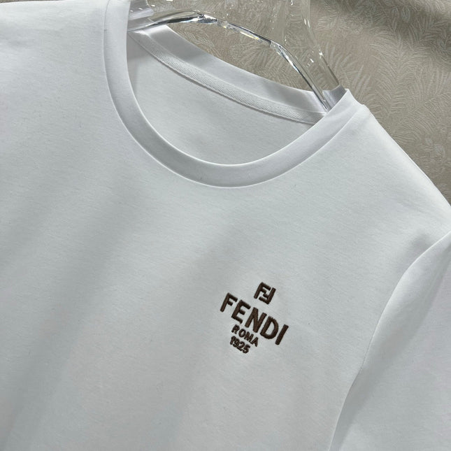 FENDI SHORT-SLEEVE T‑SHIRT AND LONG PANTS SET 275185