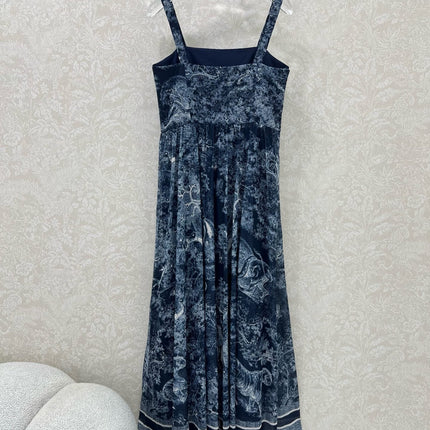 DIOR SPAGHETTI STRAP DRESS IN BLACK