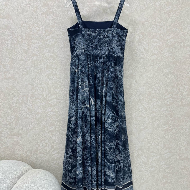 DIOR SPAGHETTI STRAP DRESS IN BLACK