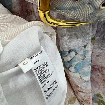 ZIMMERMANN SHORT DOPAMINE HERRINGBONE DRESS 269370