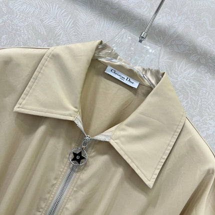 DIOR SHORT-SLEEVE DRESS WITH COLLAR 269973