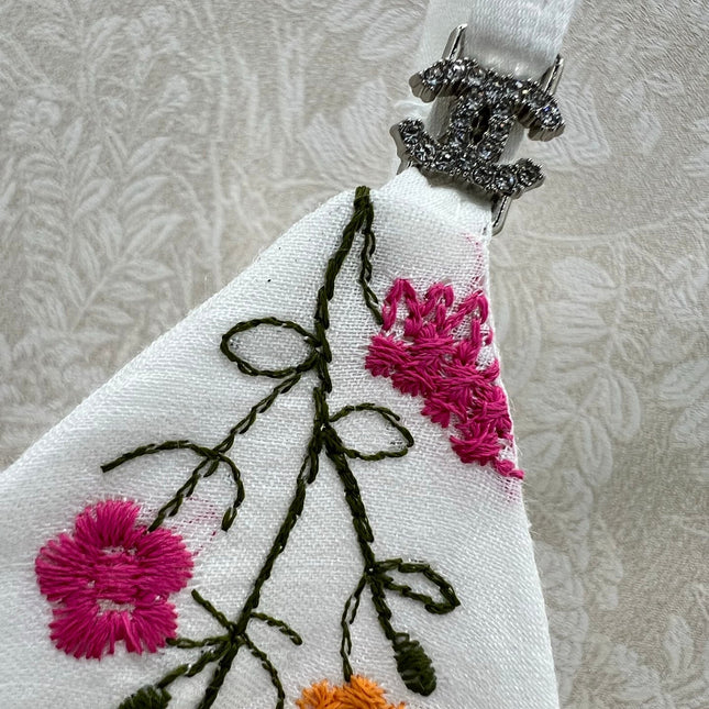 CHANEL RUFFLED SPAGHETTI STRAP TOP 272286