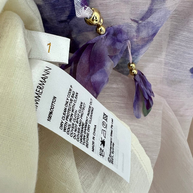 ZIMMER NEW STYLE FLORAL HALTER DRESS 272271