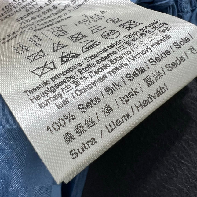 FENDI PATTERNED JACQUARD SILK DRESS 275108