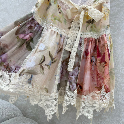 ZIMMERMANN SLEEVELESS HALTER DRESS WITH V-NECK 275127