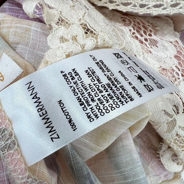 ZIMMERMANN SLEEVELESS HALTER DRESS WITH V-NECK 275127