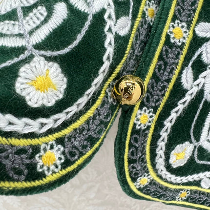 CELINE VELVET EMBROIDERED JACKET 275257