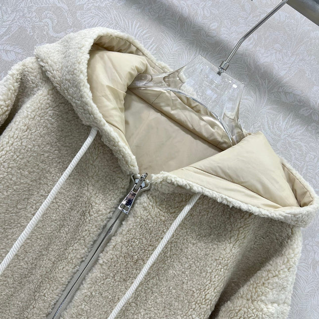 MONCLER 25S SHEARLING JACKET 302801