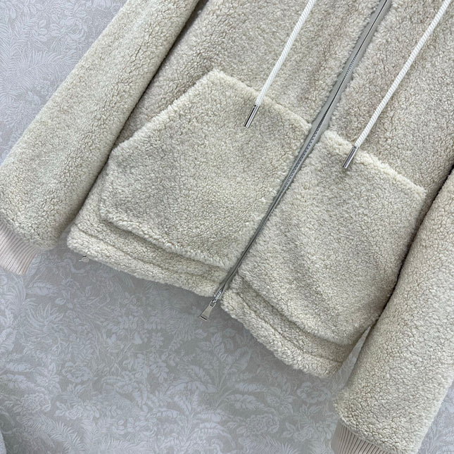 MONCLER 25S SHEARLING JACKET 302801