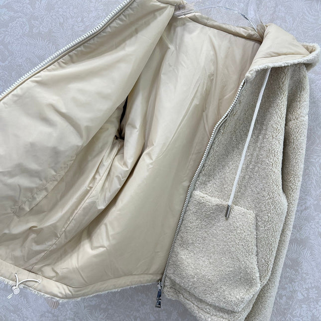 MONCLER 25S SHEARLING JACKET 302801