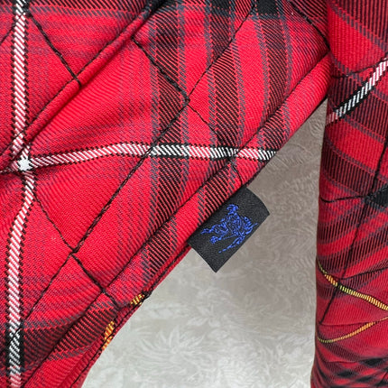BURBERRY 25S COTTON PLAID JACKET 130