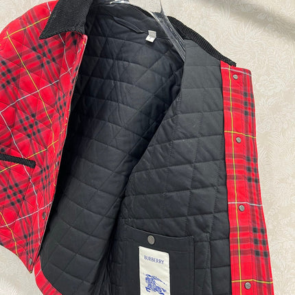 BURBERRY 25S COTTON PLAID JACKET 130