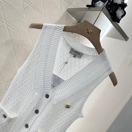 CHANEL 25S ACCORDION-KNIT BLAZER 265527