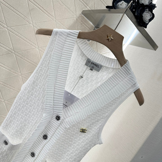 CHANEL 25S ACCORDION-KNIT BLAZER 265527