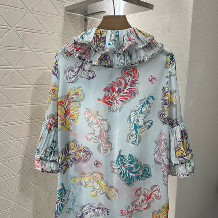 CHANEL 25S SEQUIN EMBELLISHED SHIRT DRESS SET 265579