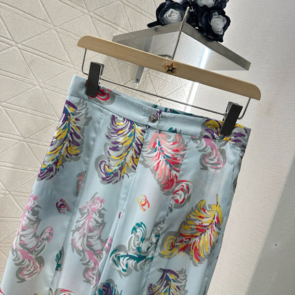 CHANEL 25S SEQUIN EMBELLISHED SHIRT DRESS SET 265579