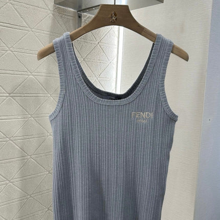 FENDI SLEEVELESS KNIT TOP 272908