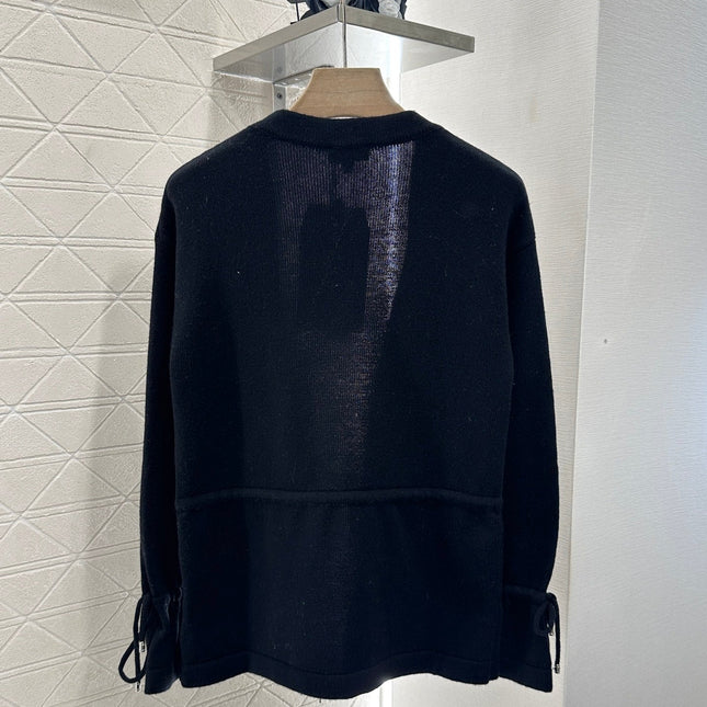 CHANEL DRAWSTRING KNIT CARDIGAN 272297