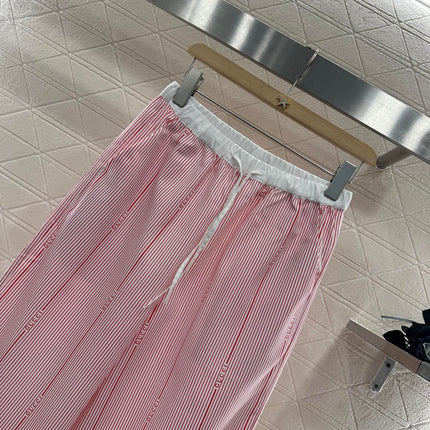 GUCCI STRIPED WIDE-LEG PANTS 276518