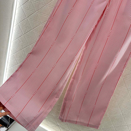 GUCCI STRIPED WIDE-LEG PANTS 276518