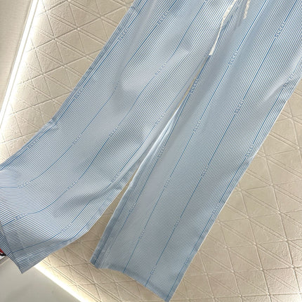 GUCCI STRIPED WIDE-LEG PANTS 276516