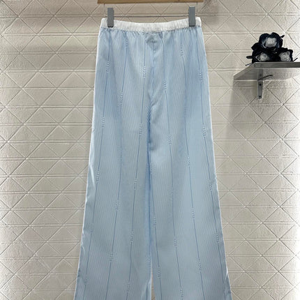 GUCCI STRIPED WIDE-LEG PANTS 276516