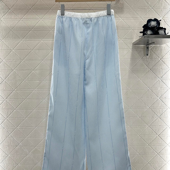 GUCCI STRIPED WIDE-LEG PANTS 276516