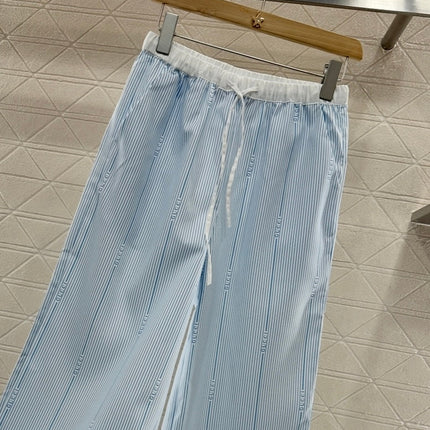 GUCCI STRIPED WIDE-LEG PANTS 276516