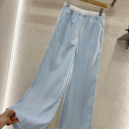 GUCCI STRIPED WIDE-LEG PANTS 276516